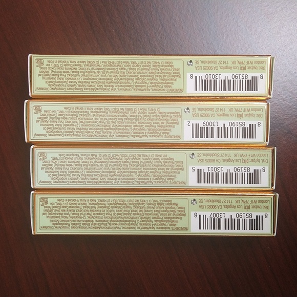 Set of 4 Pixi Beauty Satin Lip Tint Lip Glosses - Picture 2 of 5